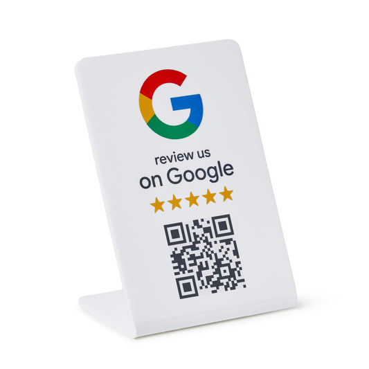 Google Review Stand - NFC & QR Code, Easy Setup, For All Businesses