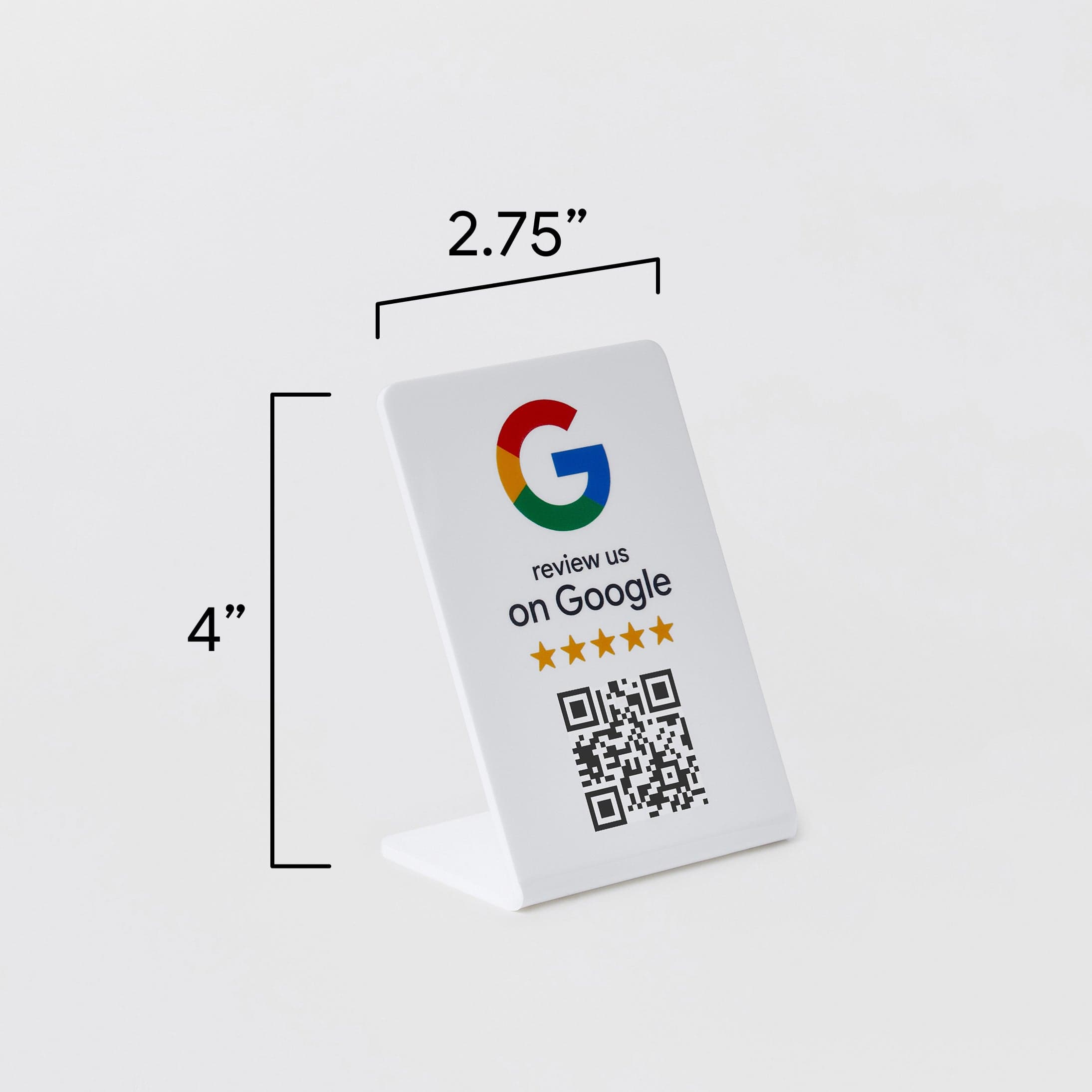 Google Review Stand - dimensions-square