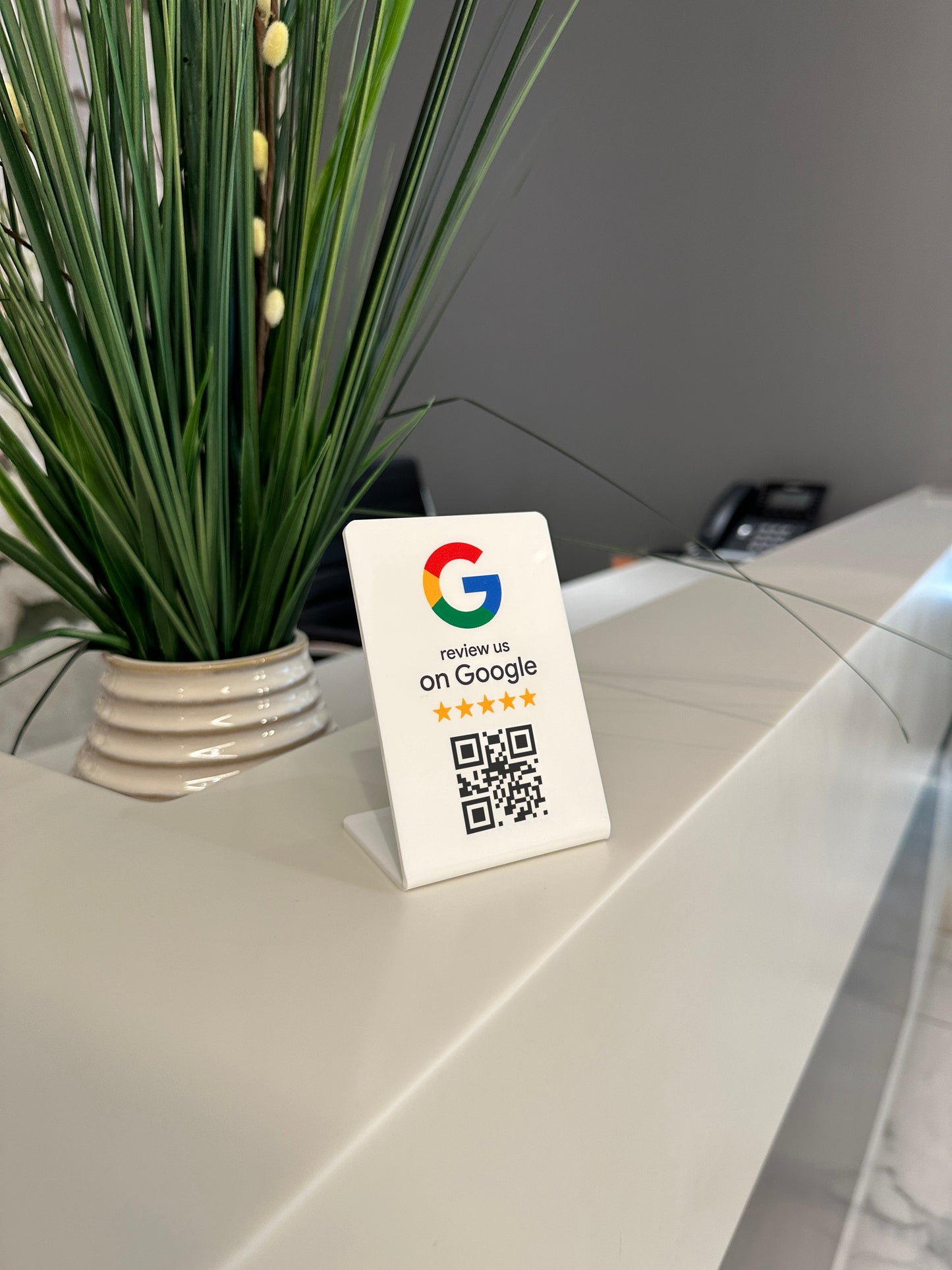 Google Review Stand