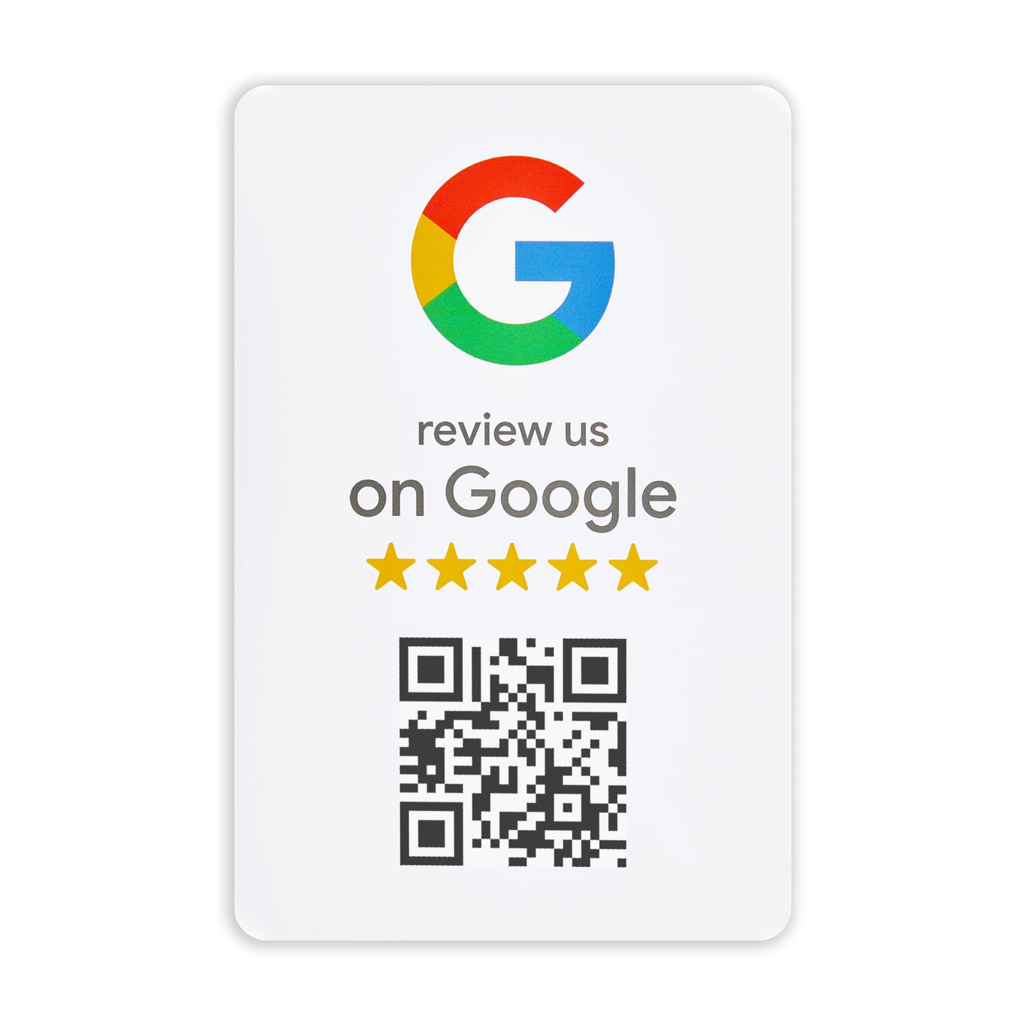 Google Review Sticker