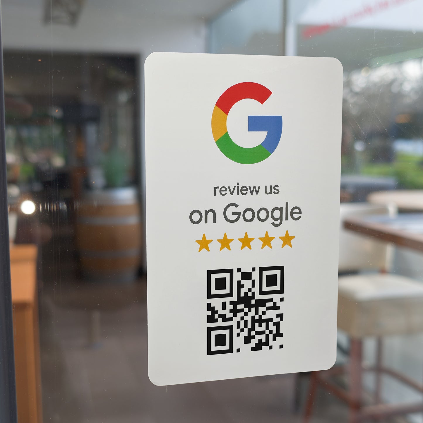 Google Review Sticker